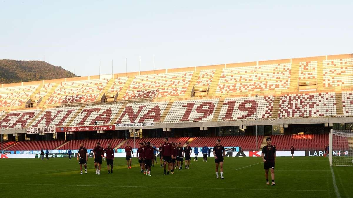 SERIE B, Salernitana: un caso Covid-19 nella squadra granata