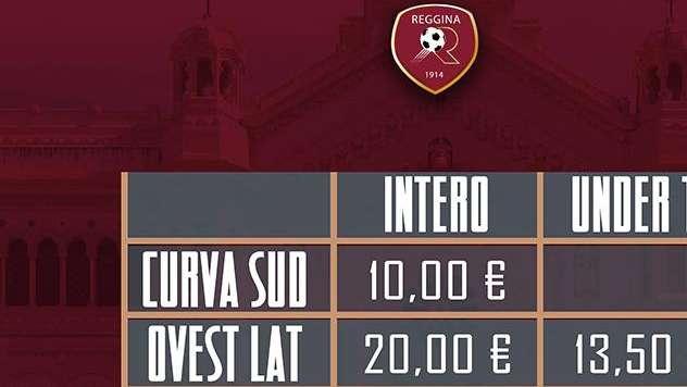 Reggina-Licata, al via la prevendita biglietti per la gara di domenica: tutti i dettagli