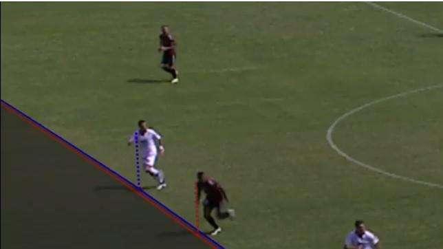 Reggina-Palermo, gol annullato a Rivas: offside per una questione di millimetri