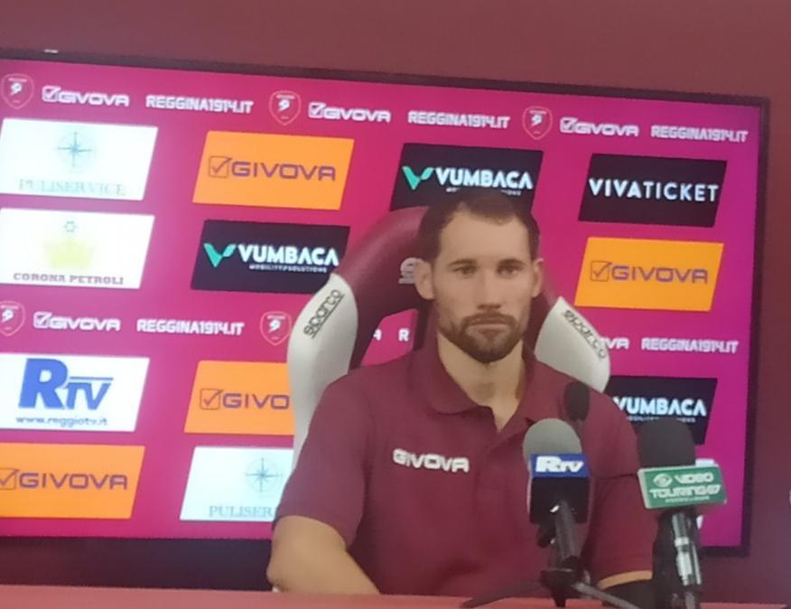 Reggina-Avola, Baldan in sala stampa: "Impossibile dire no agli amaranto. Squadra con la giusta mentalità"