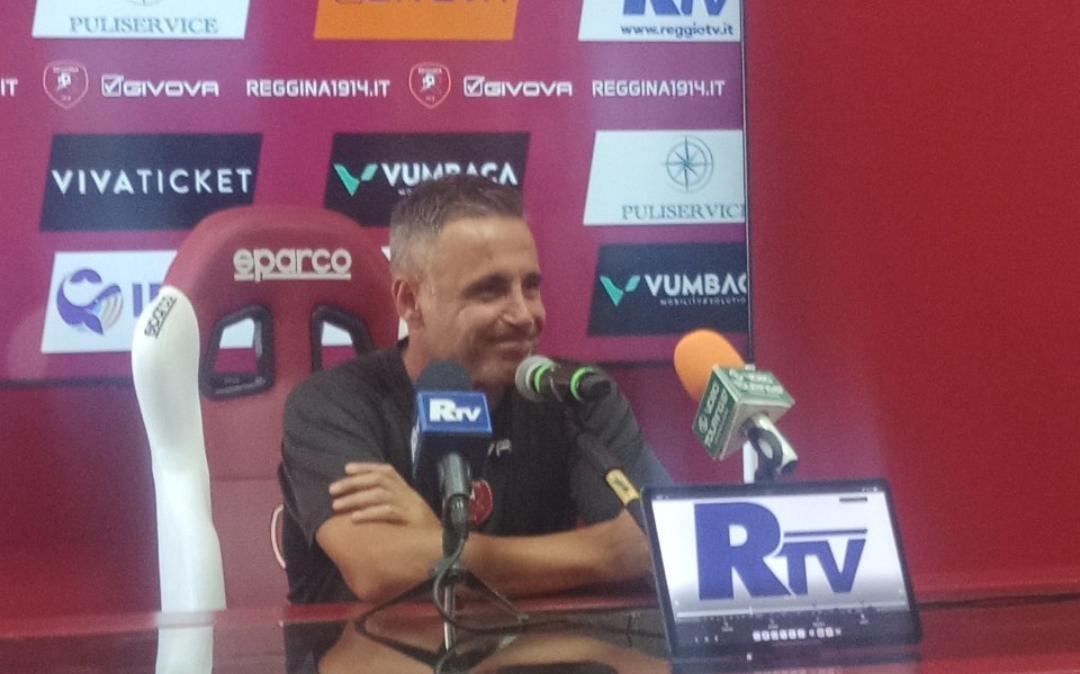 Reggina, Marchionni in sala stampa: "Ho tanti piacevoli dubbi di formazione. Vogliamo regalare a Lotito grande prova"