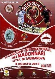 REGGINA - Il 4 agosto serata presentazione a Taurianova
