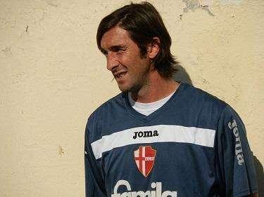Bonazzoli si allena con il Padova