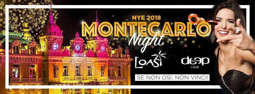 MONTECARLO NIGHTS per iniziare in allegria il 2018: INFO e PREVENDITE!!