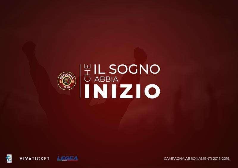 REGGINA - Ecco la campagna abbonamenti: "Che il sogno abbia inizio". Tutte le INFO, i prezzi delle tessere