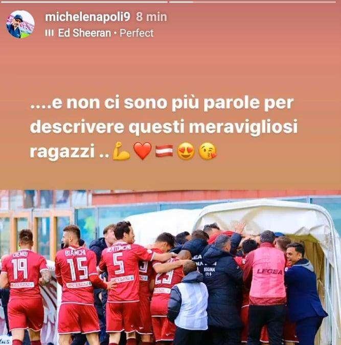 REGGINA, "Non ci sono più parole per descrivere questi meravigliosi ragazzi": la dedica di mister Napoli