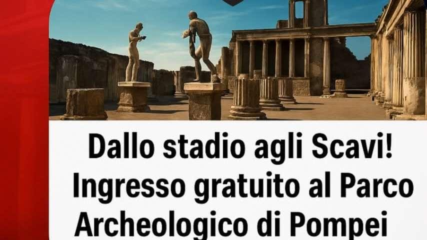Pompei-Reggina, la bella iniziativa del club campano: accesso gratuito agli Scavi per i tifosi amaranto muniti di biglietto della gara
