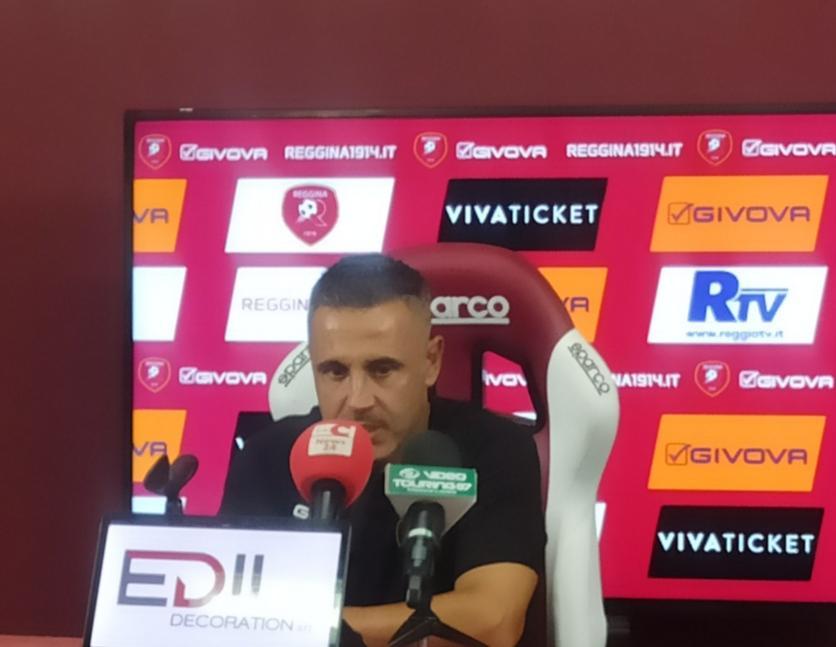 Reggina-Licata, Marchionni in sala stampa: "Avevo visto bene i ragazzi in settimana"