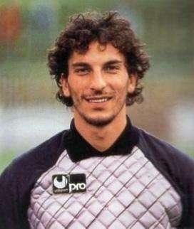 Francesco Mancini con la maglia del Foggia