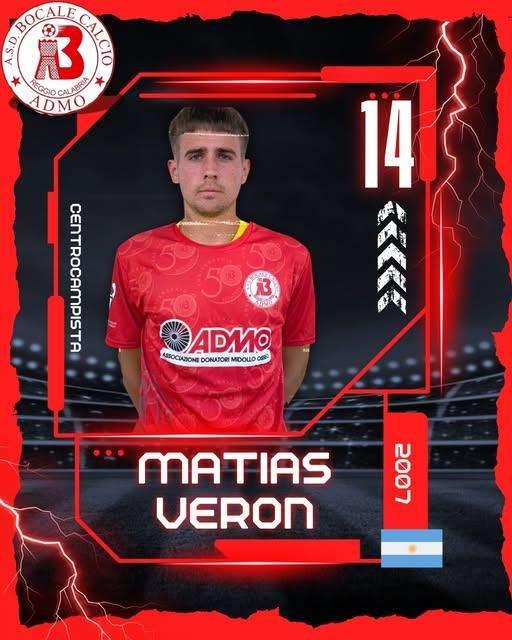 L'ex Reggina classe 2007 Veron firma con il Bocale ADMO