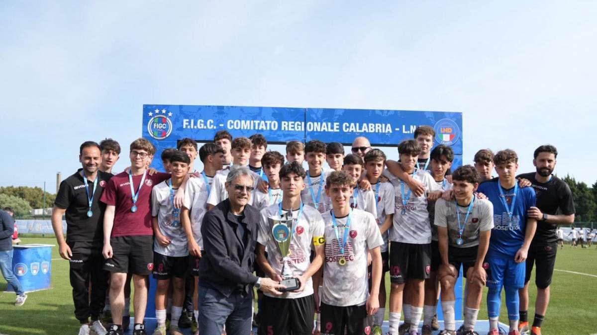 Under 15, la Reggina vince il titolo regionale: 3-0 alla Morrone in finale