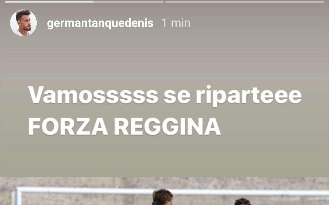 REGGINA, PRIMO GIORNO DI LAVORO, Denis: "Forza Reggina"