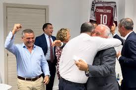 Lotito ancora a Reggio, festeggia per la vittoria alle suppletive: "Come nel calcio, otterremo altri risultati altrove: con Lotito risultato garantito"