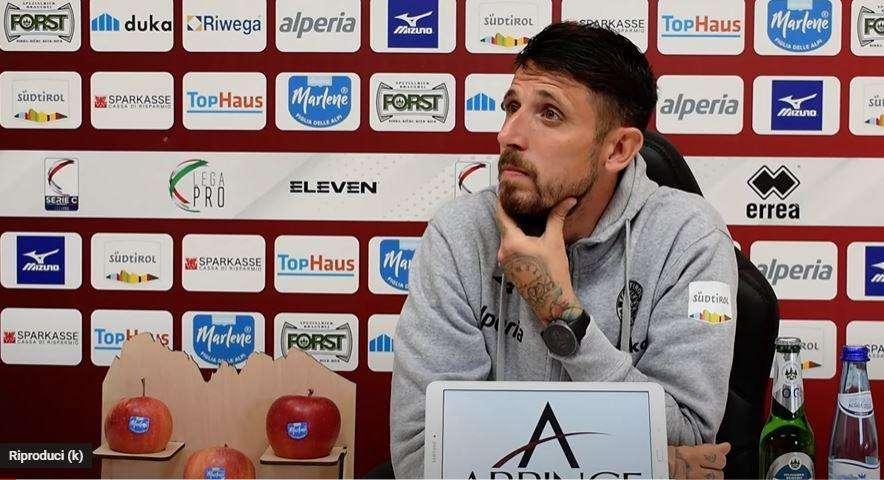 Reggina-Sudtirol, Greco: "L'espulsione ha cambiato l'andamento del match"