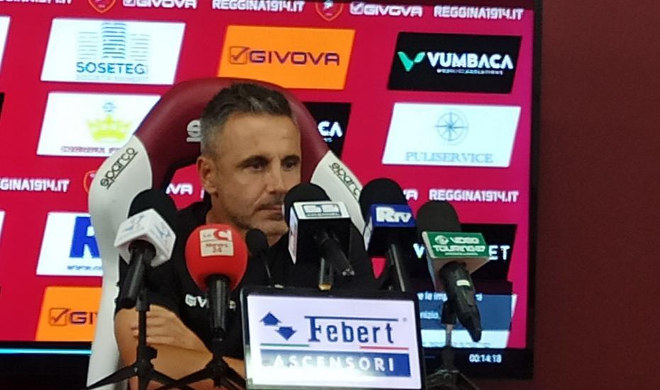Reggina-Vibonese, Marchionni in sala stampa: "Brutta prova, scontento per il risultato"