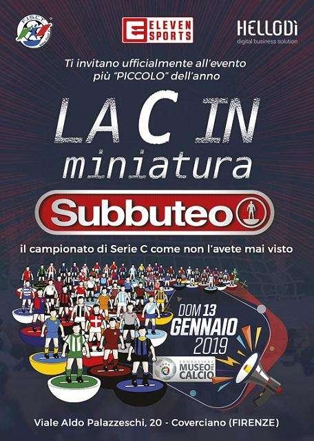 La serie C si sfida a Subbuteo: il 13 gennaio iniziativa "la C in miniatura"