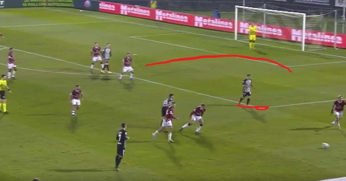 Ascoli-Reggina, l'analisi del primo gol subito: Cangiano tutto solo, gli errori dei più esperti
