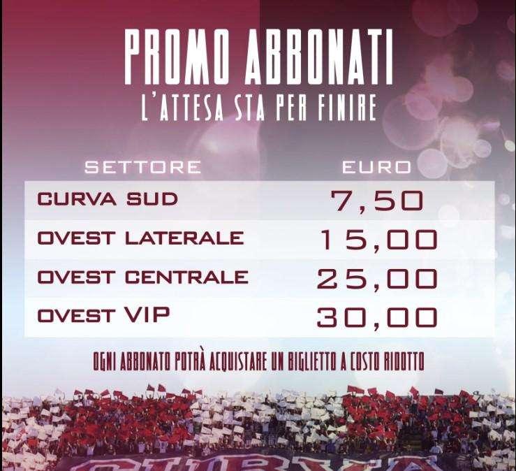 Reggina-Scafatese, al via la prevendita: promo per gli abbonati, per la Curva Sud bisogna attendere