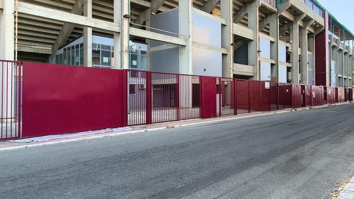 Castore ha completato i lavori di manutenzione allo stadio Granillo: la nota