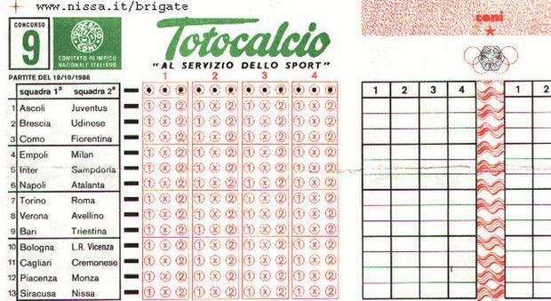Il 2022 porta in dote il nuovo Totocalcio: il regolamento completo