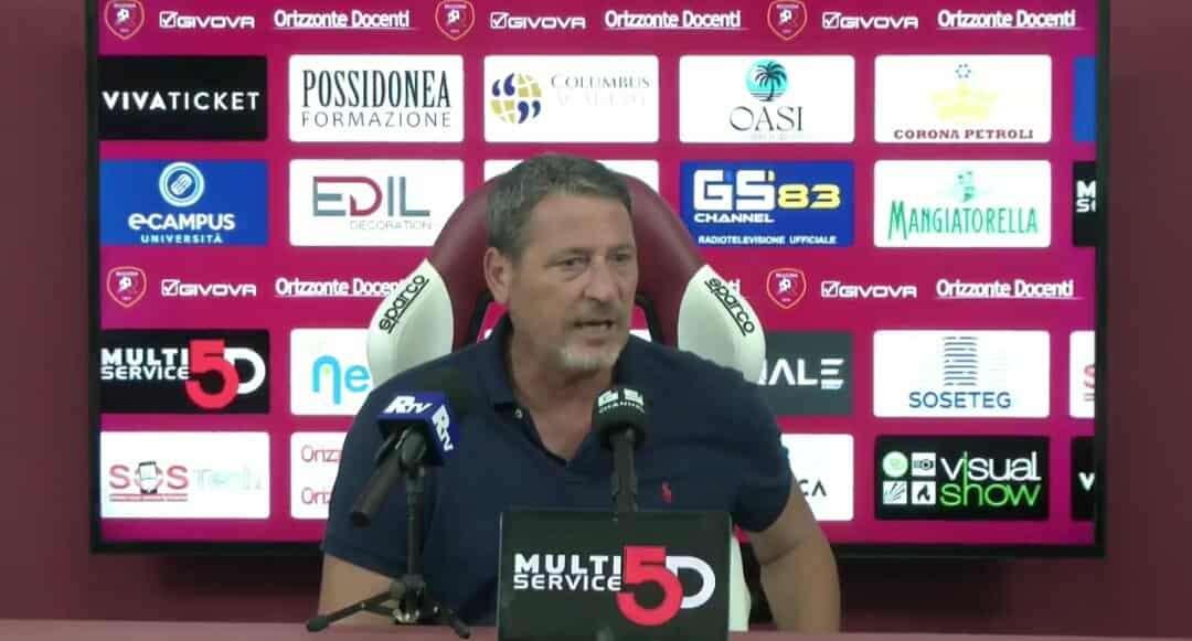 Vibonese-Reggina, Trocini in sala stampa: "Squadra in crescita, di negativo solo il risultato"
