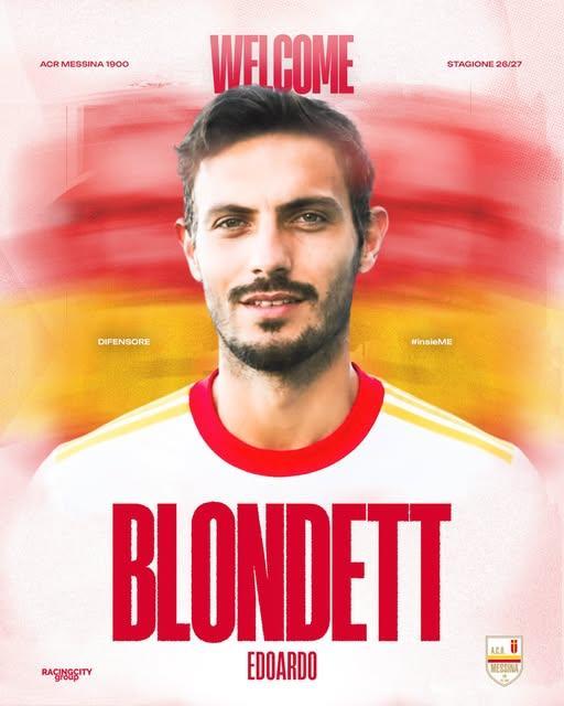 Ex Reggina, Blondett torna sullo Stretto: ufficiale il suo approdo al Messina