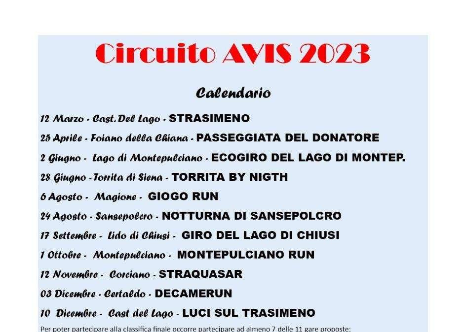 Il 12 novembre con la Straquasar la nona tappa del circuito Avis tosco-umbro di corsa su strada