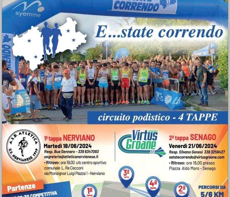 Dal 18 giugno in Lombardia scatta "E...state Correndo", challenge in quattro tappe a Nerviano, Senago, Saronno e Garbagnate