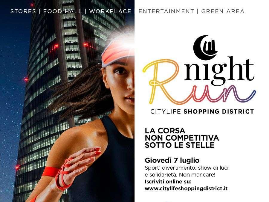 Giovedì sera a Milano c'è la seconda edizione della "Night Run CityLife Shopping District"