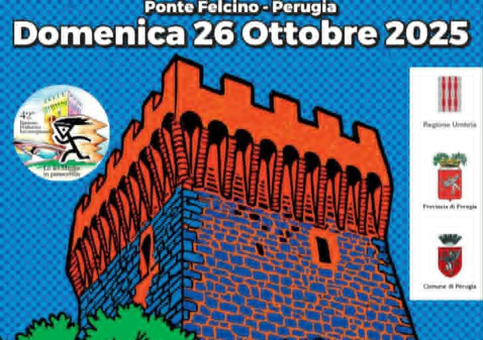 In Umbria il 26 ottobre ci sarà la 42^ edizione del Raduno Podistico Interregionale di Ponte Felcino (PG)