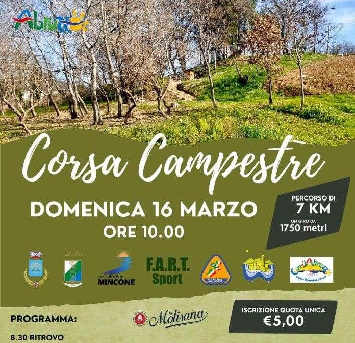 Corsa campestre a Miglianico (CH) per il tour Corrilabruzzo: è la quarta prova del circuito