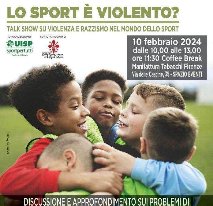 "Lo sport è violento?": se ne parla in un talk show sabato mattina alle Terrazze Michelangelo di Firenze