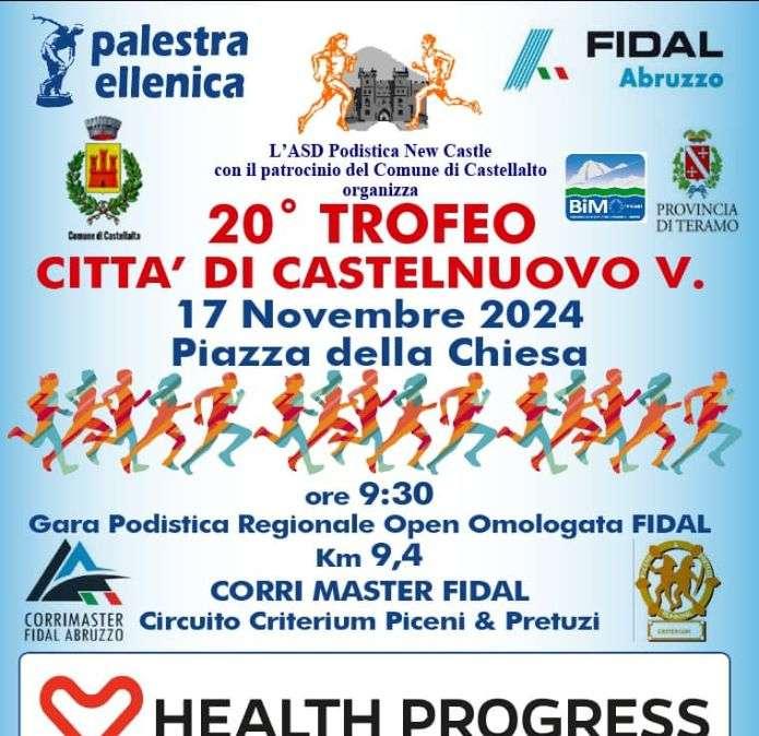 Arriva la domenica del Trofeo Città di Castelnuovo Vomano: organizza la Podistica New Castle