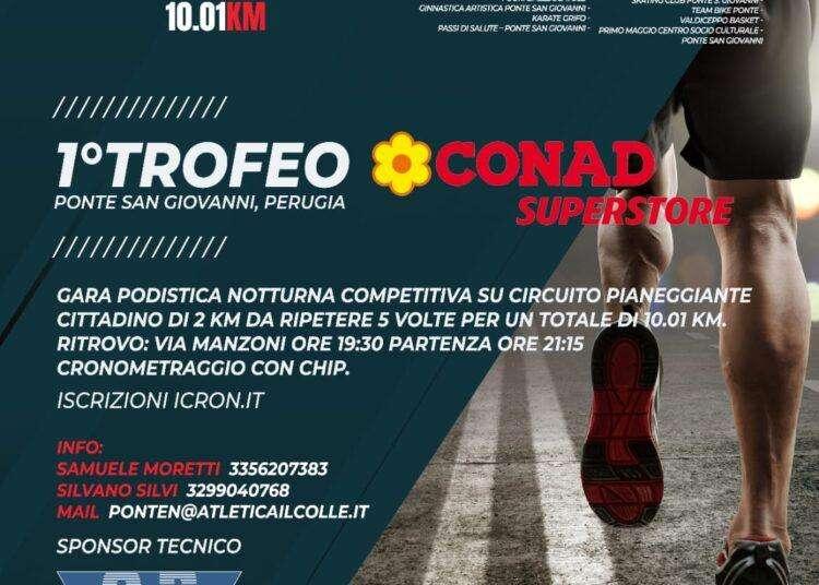 Stasera in Umbria c'è la "Ponte Night Run": le luci si accendono su Ponte San Giovanni