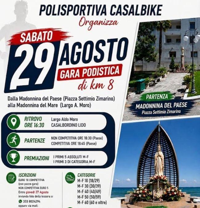 A Casalbordino (CH) è il giorno "Dalla Madonnina alla Madonnina": gara podistica sulla distanza di 8 chilometri