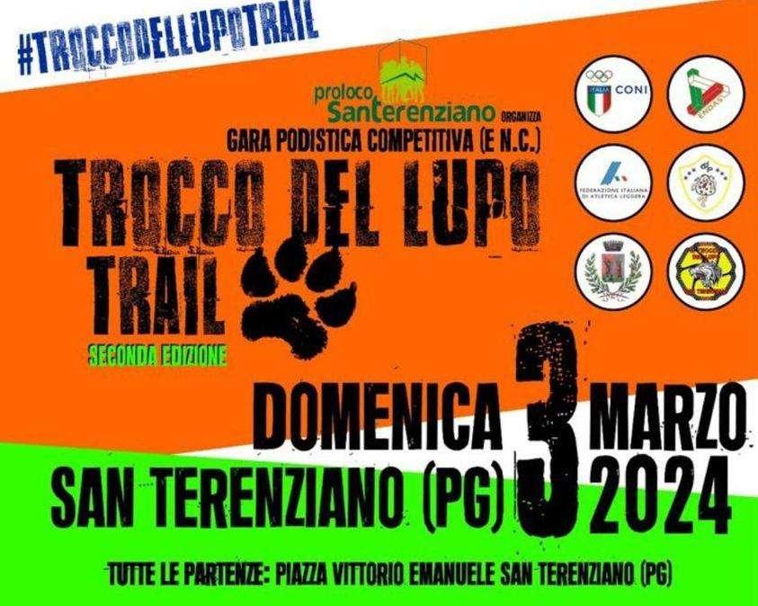 Il 3 marzo in Umbria c'è il "Trocco del lupo trail": appuntamento a San Terenziano
