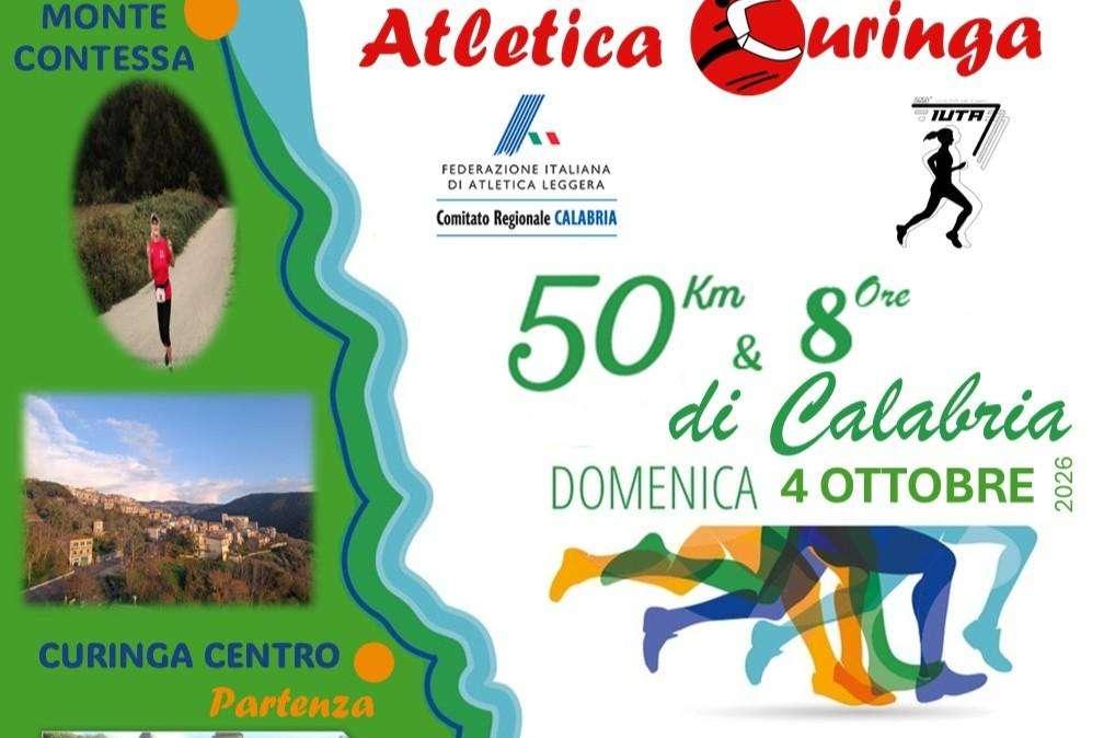 Il prossimo 4 ottobre a Curinga (CZ) la settima "50 km di Calabria" e la quarta "8 ore"