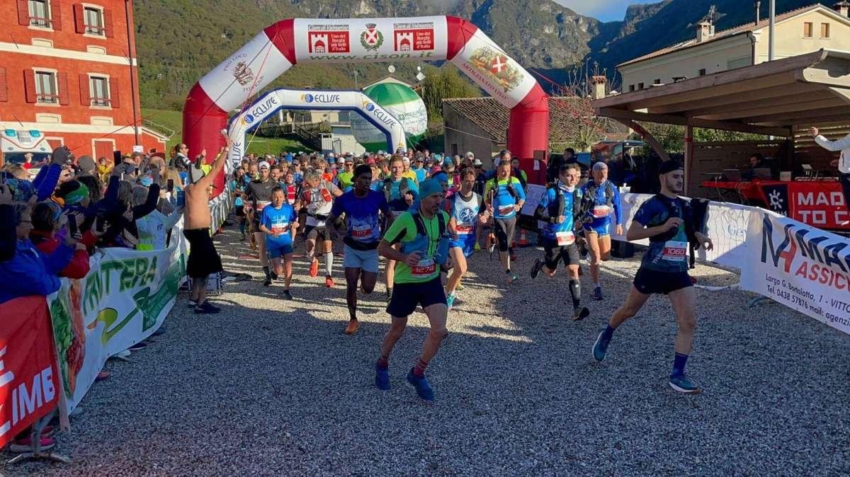 Un gran successo per il Trail del Gevero a Cison di Valmarino (TV)