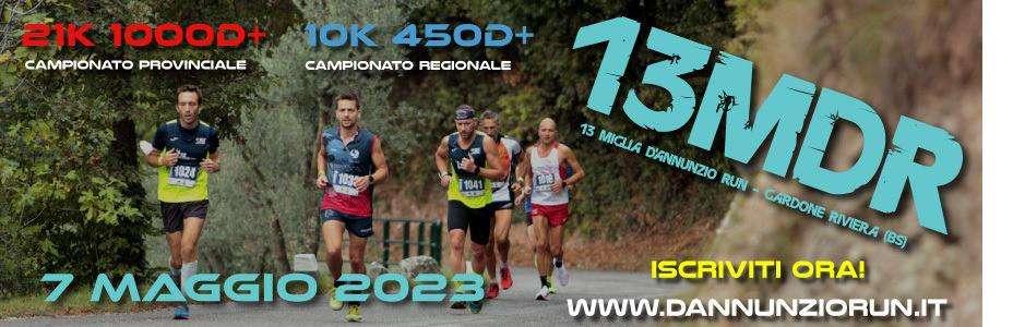 Il 7 maggio torna la “13 Miglia d’Annunzio Run” attorno al lago di Garda