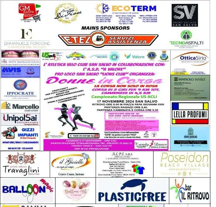 E' la domenica di "Donne in corsa": appuntamento a San Salvo per Corrilabruzzo 2024