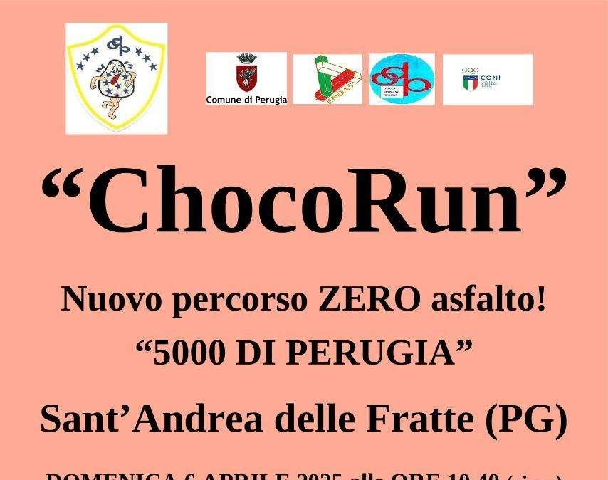 In questa domenica a Perugia si corre la "ChocoRun" organizzata dal Circolo Dipendenti Perugina