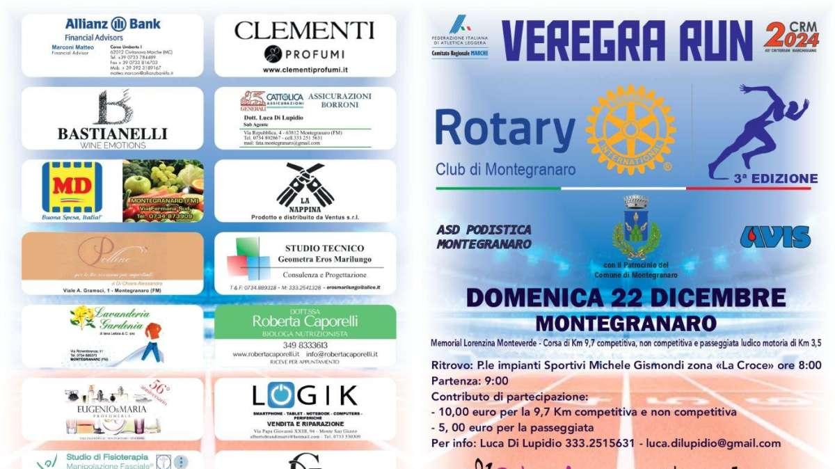 Questa domenica si corre la Veregra Run, con la Podistica Montegranaro che ricorderà Lorenzina Monteverde 