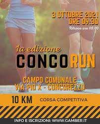 Il 3 ottobre appuntamento con la prima Concorun sui 10 km