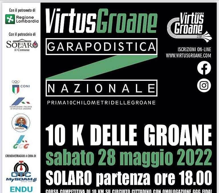 Il 28 maggio appuntamento con la "10k delle Groane": è la prima edizione
