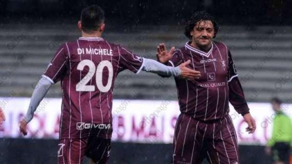 Di Michele: "Legame indissolubile con Salerno". E che ricordi il derby vinto col Napoli!