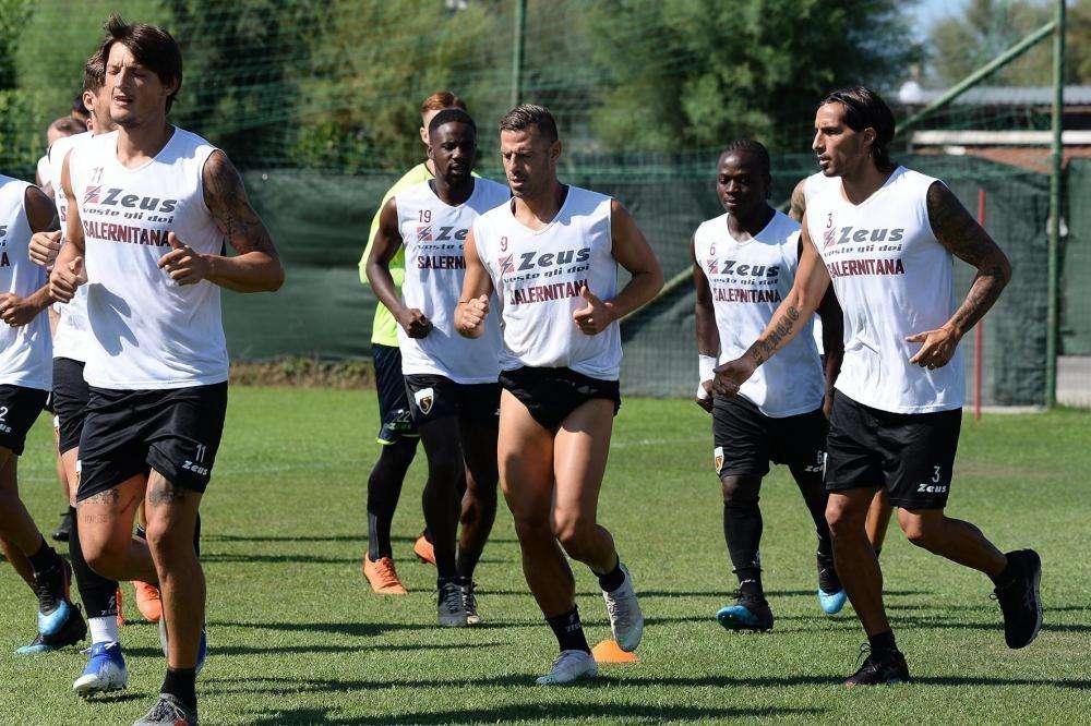 SALERNITANA: lavoro tattico nella seduta. Out 5 calciatori