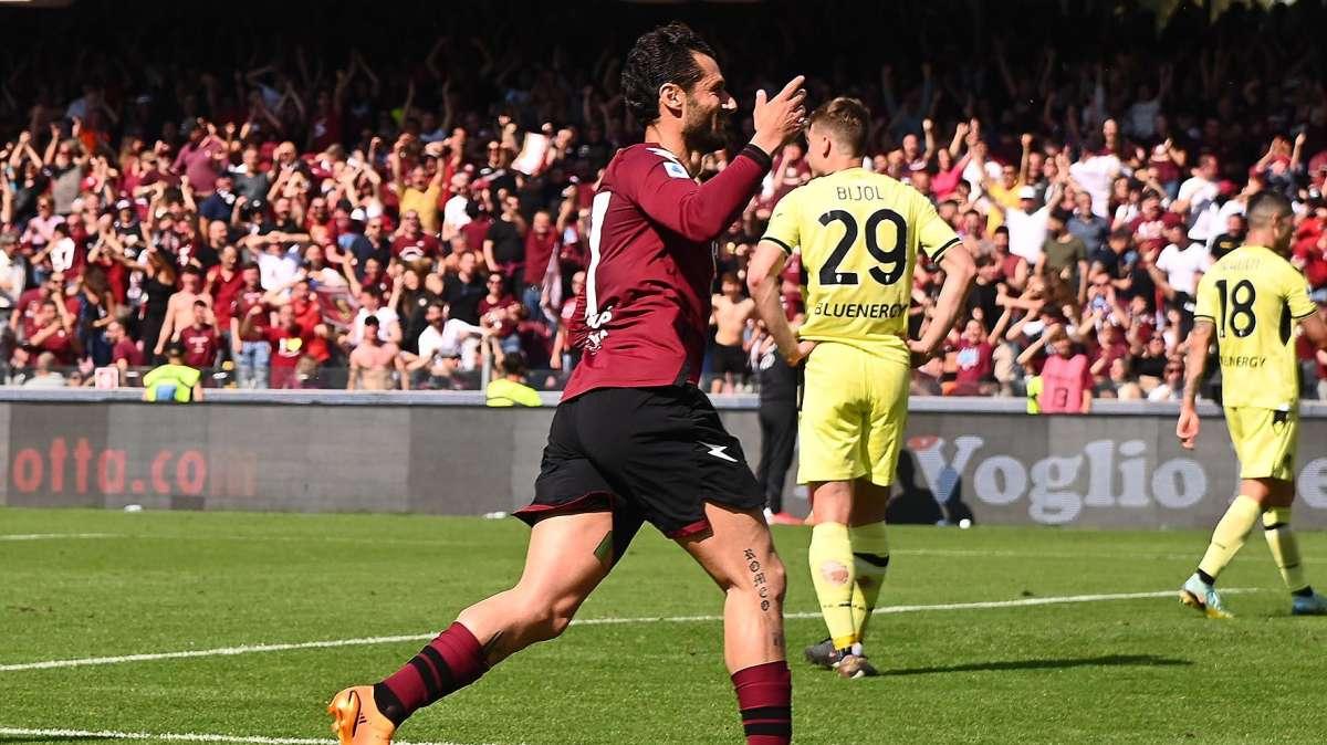Salernitana, due gol granata nella top 5 dei migliori della 37a giornata