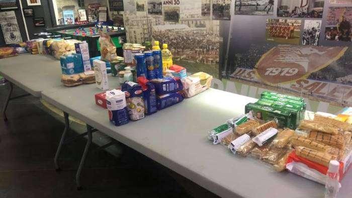 SALERNITANA: solidarietà ultras per i senza tetto