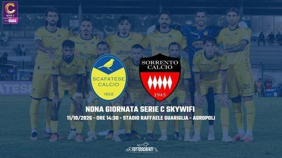 Scafatese-Sorrento 3-2: show dei canarini al "Guariglia"