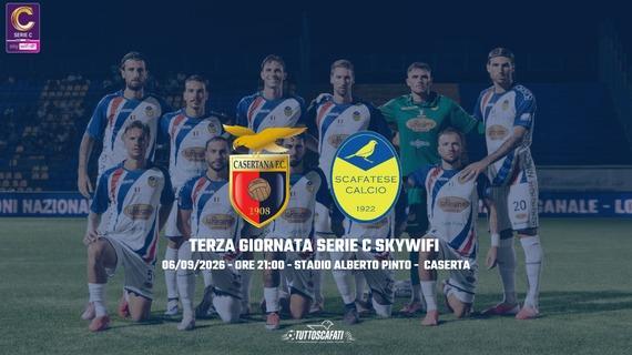 Casertana-Scafatese 2-2: cuore dei canarini, punto preziosissimo